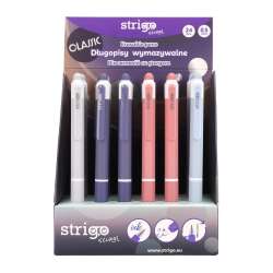 Długopis wymazyw. Classic (24szt) niebieski STRIGO - 1