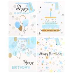 Torba prezentowa Party 26x12x32cm mix STRIGO - 1