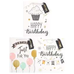 Torba prezentowa Party 18x23x10cm mix STRIGO - 1