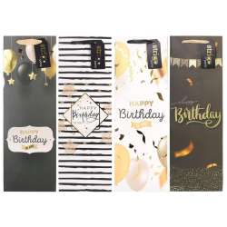 Torba prezentowa Party 12x36x9cm mix STRIGO - 1