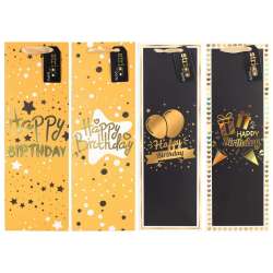 Torba prezentowa Party 12x36x9cm mix STRIGO - 1