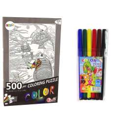 Puzzle 500 do kolorowania Ocean