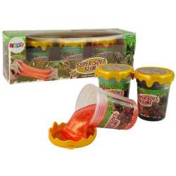 Slime Brokatowy Dinozaury DIY Miękki 3 Kolory Lean Toys (16098) - 1