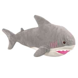 Pluszowy rekin 40cm siwy