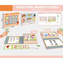 Układanka magnetyczna matematyczna z tablicą do rysowania 389534 (67796-HC581292)