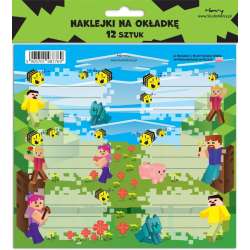 Naklejki na zeszyty - Gra 2 (12szt)