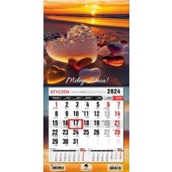 Kalendarz 2024 jednodzielny mini z mag. Plaża