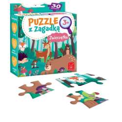 Puzzle z zagadką Zwierzątka 3+
