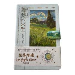 Notes z zapięciem B6/128K Van Gogh Pole pszenicy.. - 1