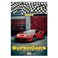 Kalendarz 2026 ścienny super cars - 1
