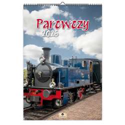 Kalendarz 2026 ścienny parowozy - 1