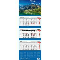 Kalendarz 2026 trójdzielny premium morskie oko