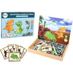 Puzzle magnetyczne z motywem dinozaurów - 1