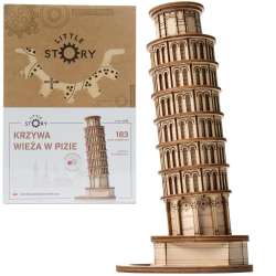 Puzzle Drewniane 3D Krzywa Wieża w Pizie