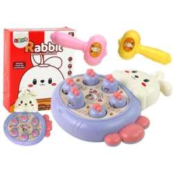 Królik do zbijania marchewki Whac-A-Mole fiolet - 1