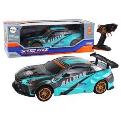 Auto sportowe R/C 1:10 turkusowo- czarne