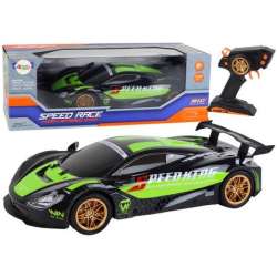 Auto sportowe R/C 1:10 zielono-czarne - 1