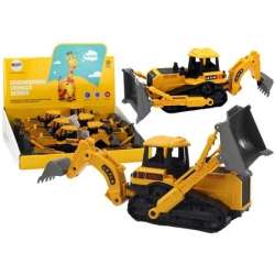 Koparka gąsienicowa 2 łyżki żółta - 1