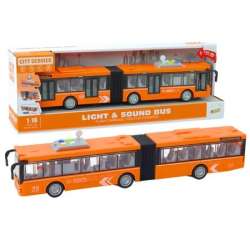 Autobus miejski 1:16 napęd światła dźwięki pomarań - 1