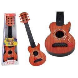 Gitara drewniana pomarańczowa - 1