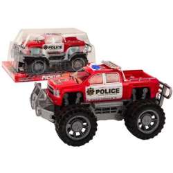 Samochód Policji Pickup czerwony