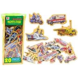 Magnesy drewniane Pojazdy 20szt - 1