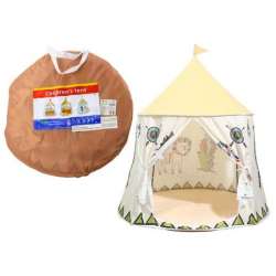 Namiot indiański tipi dla dzieci beżowy 125cm