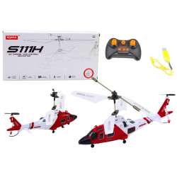 Helikopter RC Żyroskop Syma S111 czerwono biały - 1