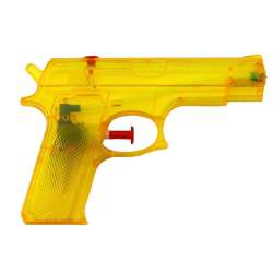 Pistolet na wodę żółty 15cmx10,5cm