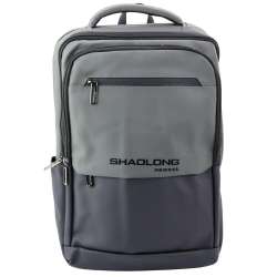 Plecak biznesowy z USB czarno szary 16L - 1