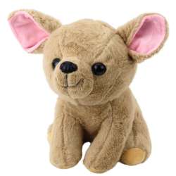 Chihuahua pluszowy beżowy 22cm