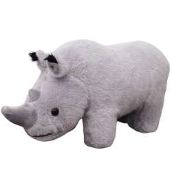 Maskotka Nosorożec Przytulanka szary 30cm
