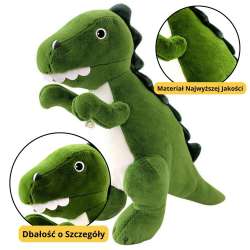 Maskotka przytulanka dinozaur zielony 27cm