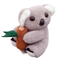 Brelok koala z gałęzią szary 12cm - 1
