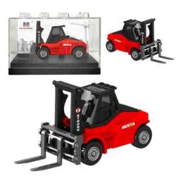 Wózek widłowy metalowy czerwony 1:80