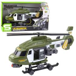 Helikopter wojskowy akcesoria światło dżwięk 1:16
