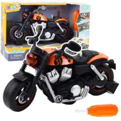 Motocykl do skręcania pomarańczowy