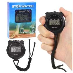 Stoper cyfrowy LCD czarny