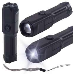 Latarka led regulacja zoom 3 tryby świecenia