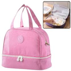 Torba termiczna izolacyjna różowa 27cm - 1