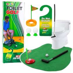 Zestaw gra zręcznościowa golf toaletowy