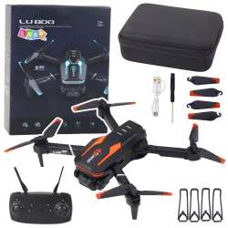 Dron R/C LU800 kamera światła LED pomarańczowy