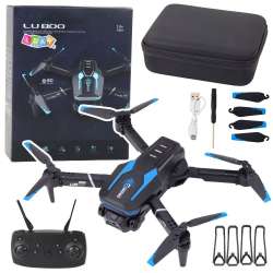 Dron R/C LU800 kamera światła LED niebieski