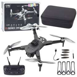 Dron Y329 kamera HD WI-FI światło LED czarny