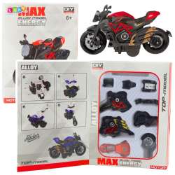 Motocykl do skręcania metalowy 1:14