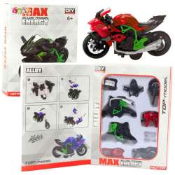Motocykl do skręcania metalowy 1:14