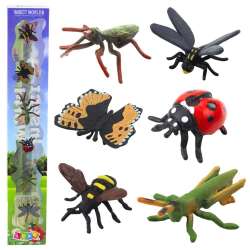 Zestaw mini figurki owady 4-6cm 6szt - 1