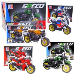 Klocki konstrukcyjne motocykl robot 2w1 MIX