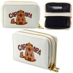 Portfel dwukomorowy na karty Kapibara 12,5x8,5cm - 1