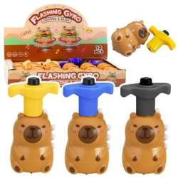 Bączek Kapibara interaktywna led 12,5cm MIX